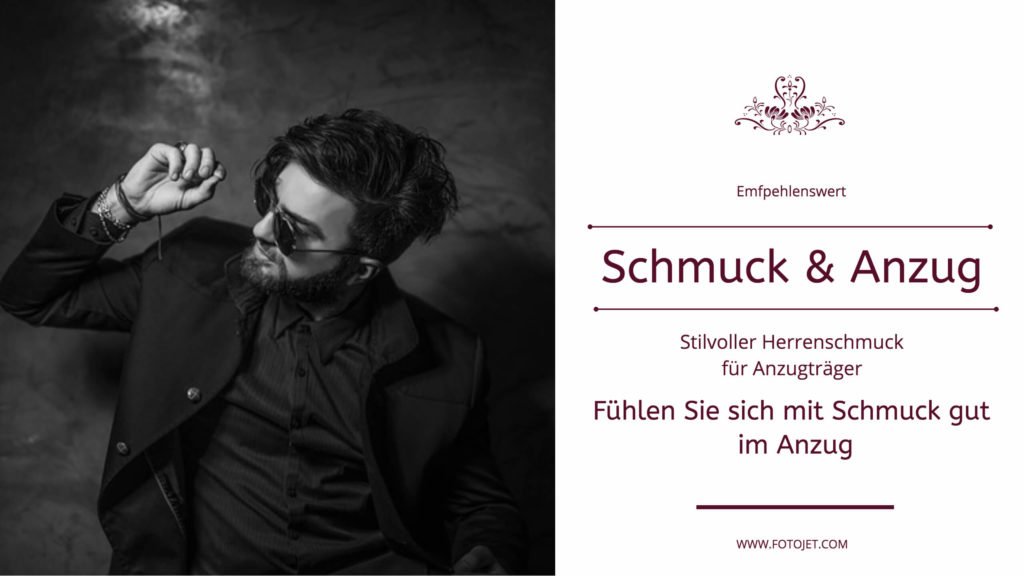 Herren Schmuck für Anzug